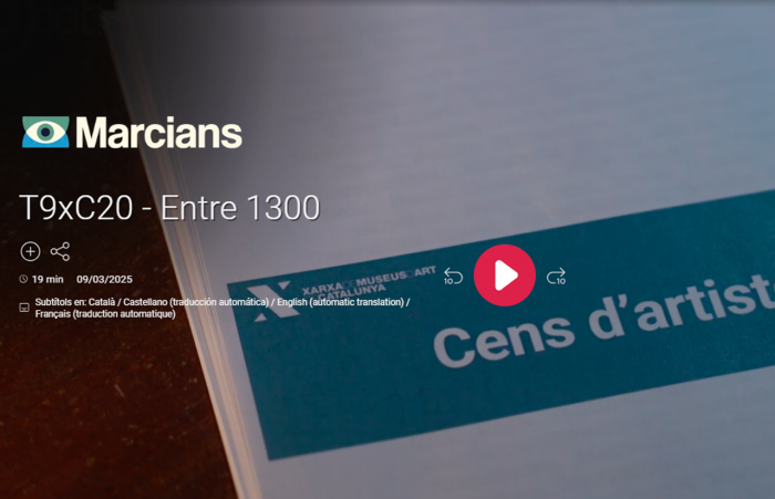 El programa ‘Marcians’ de 3Cat es fa ressò de la iniciativa ‘Artistes. Femení plural’